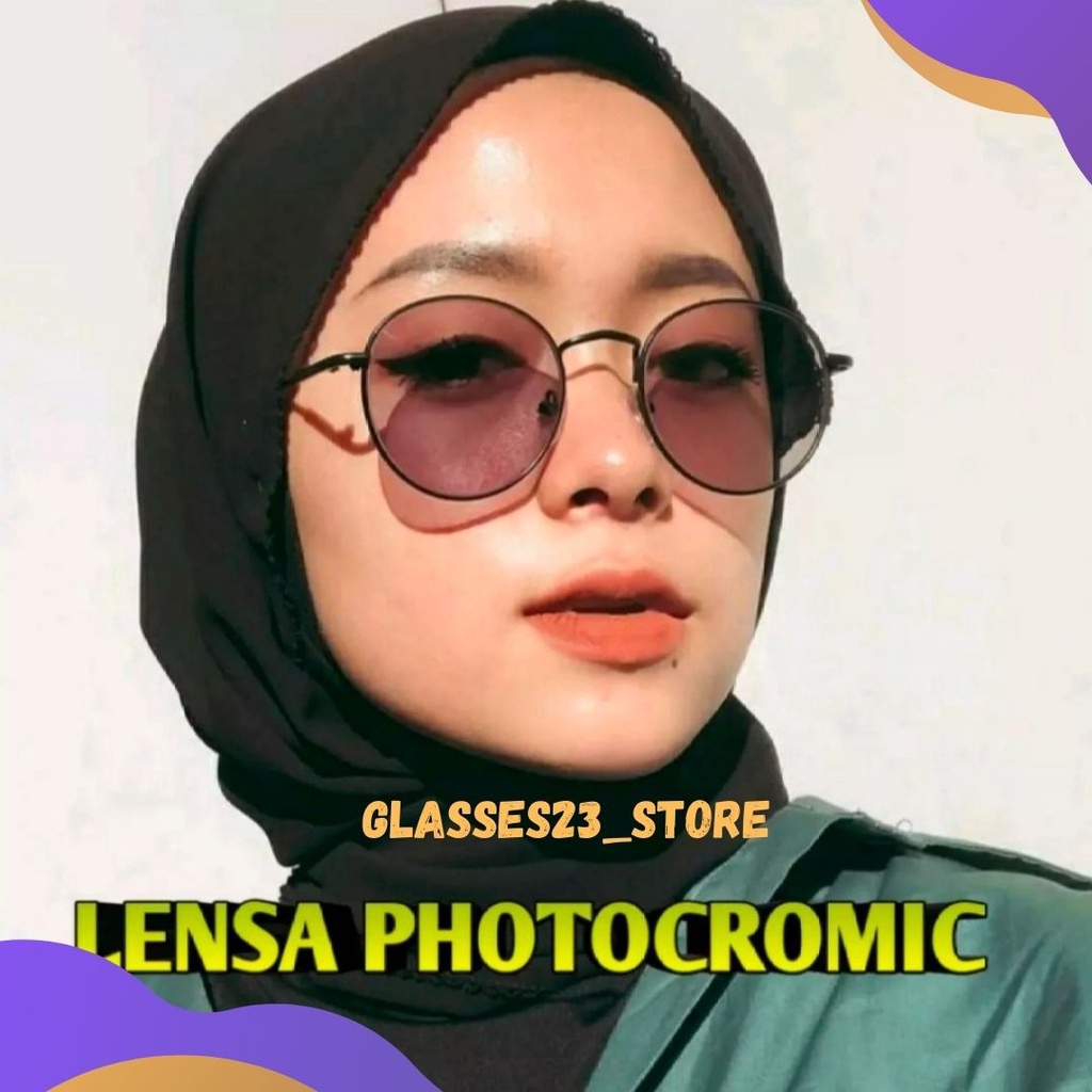 KACAMATA PHOTOCROMIC KOREAN NEW WANITA PRIA PHOTOCROMIC STYLE TERBARU DAN KEREN