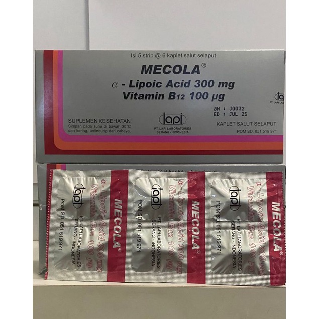 Mecola Kaplet / Supelemen Antioxidan