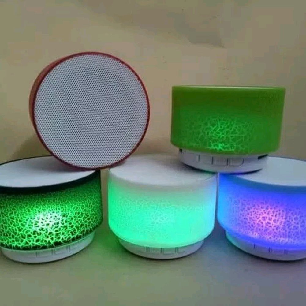 Speaker Bluetooth Music LED Light Portable Support FM Radio Limited