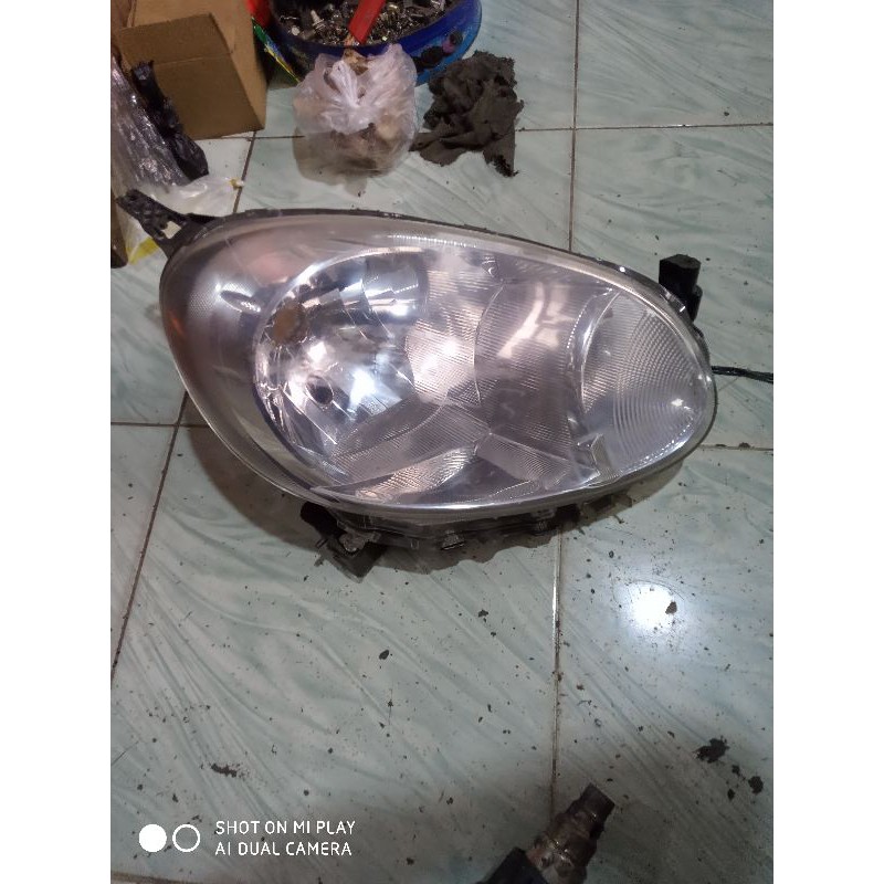 HEADLAMP/LAMPU DEPAN NISSAN MARCH 2010 2013 ORIGINAL