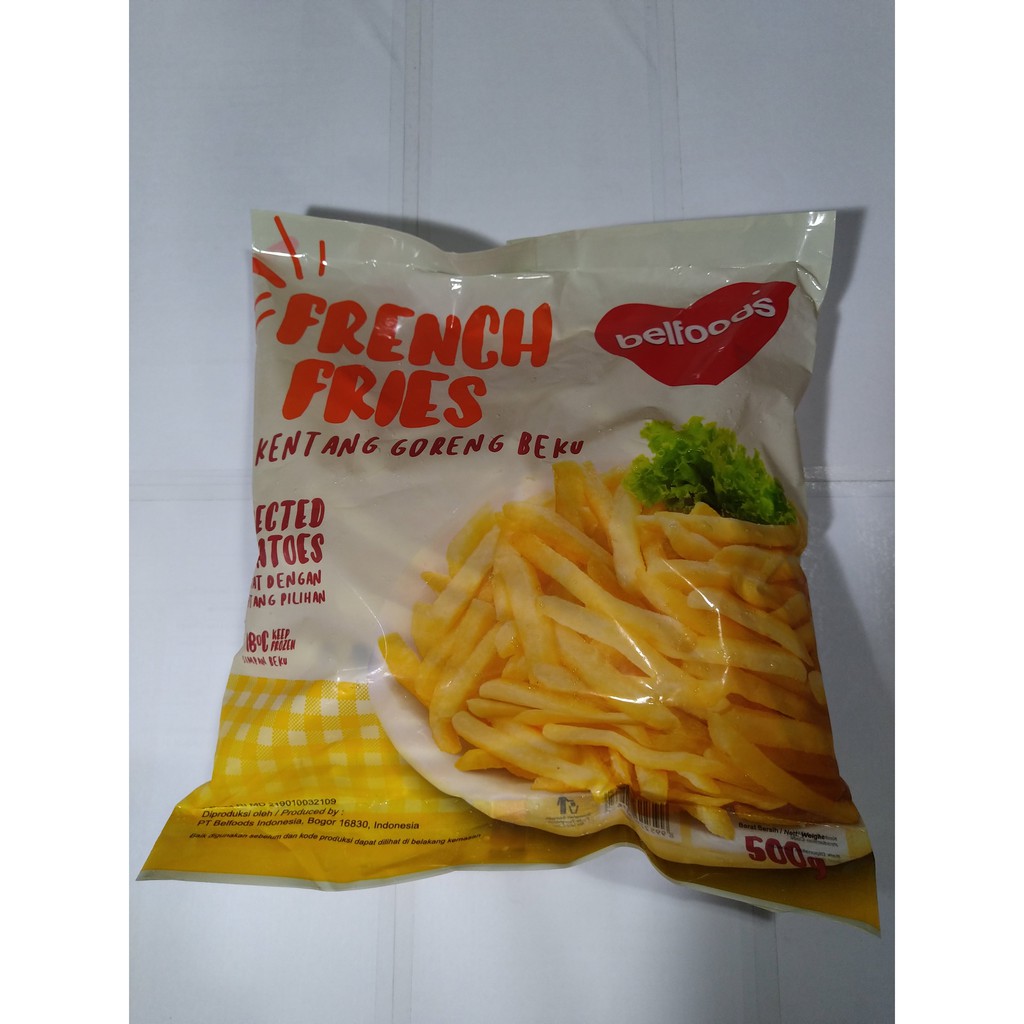 

Belfoods French Fires Kentang Goreng Beku 500 Gr / Makanan Beku / Frozen Food / Kentang Goreng /