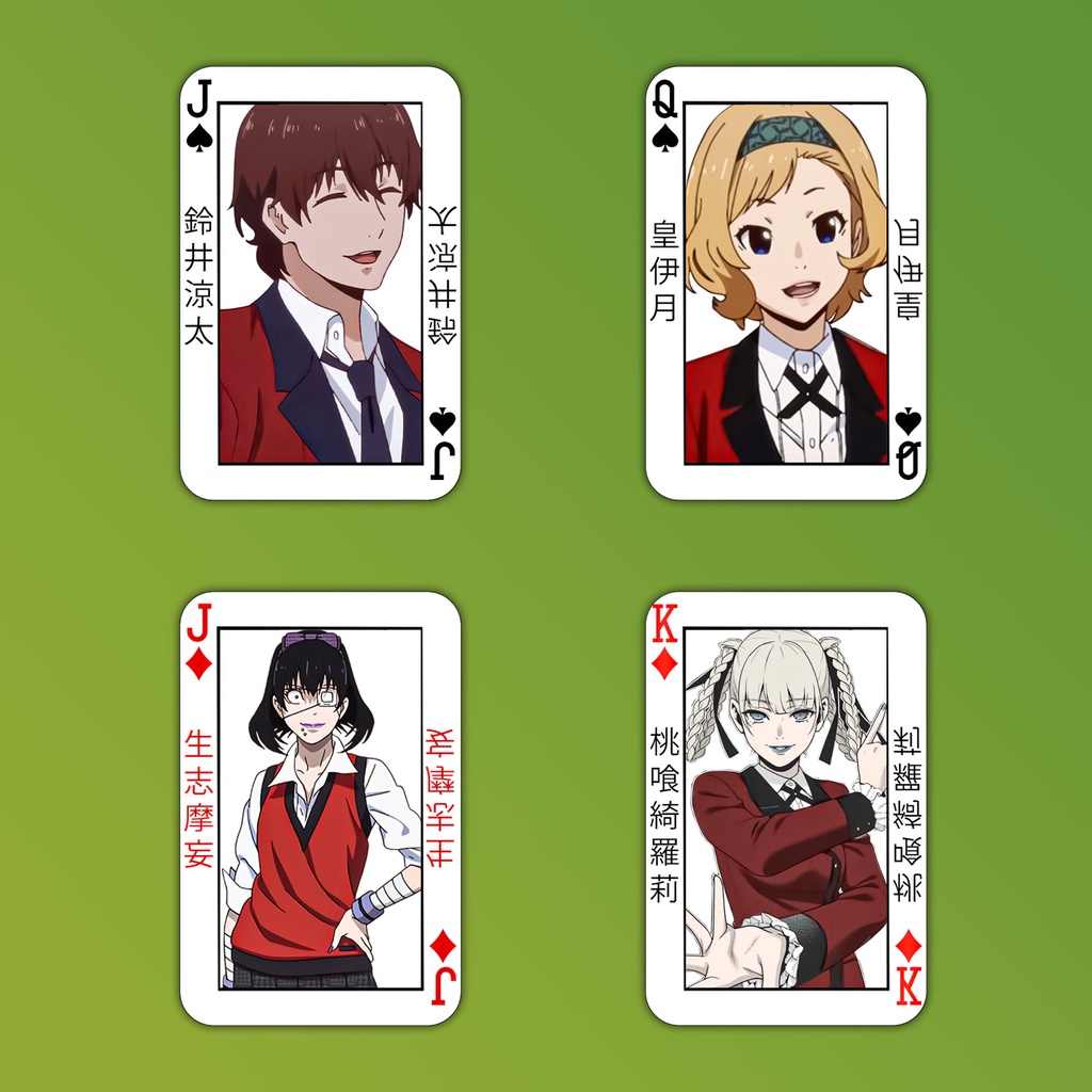 Photocard Foto Anime Jepang Kakegurui