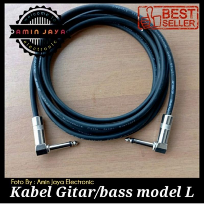 Jack gitar L kabel canare 1 meter