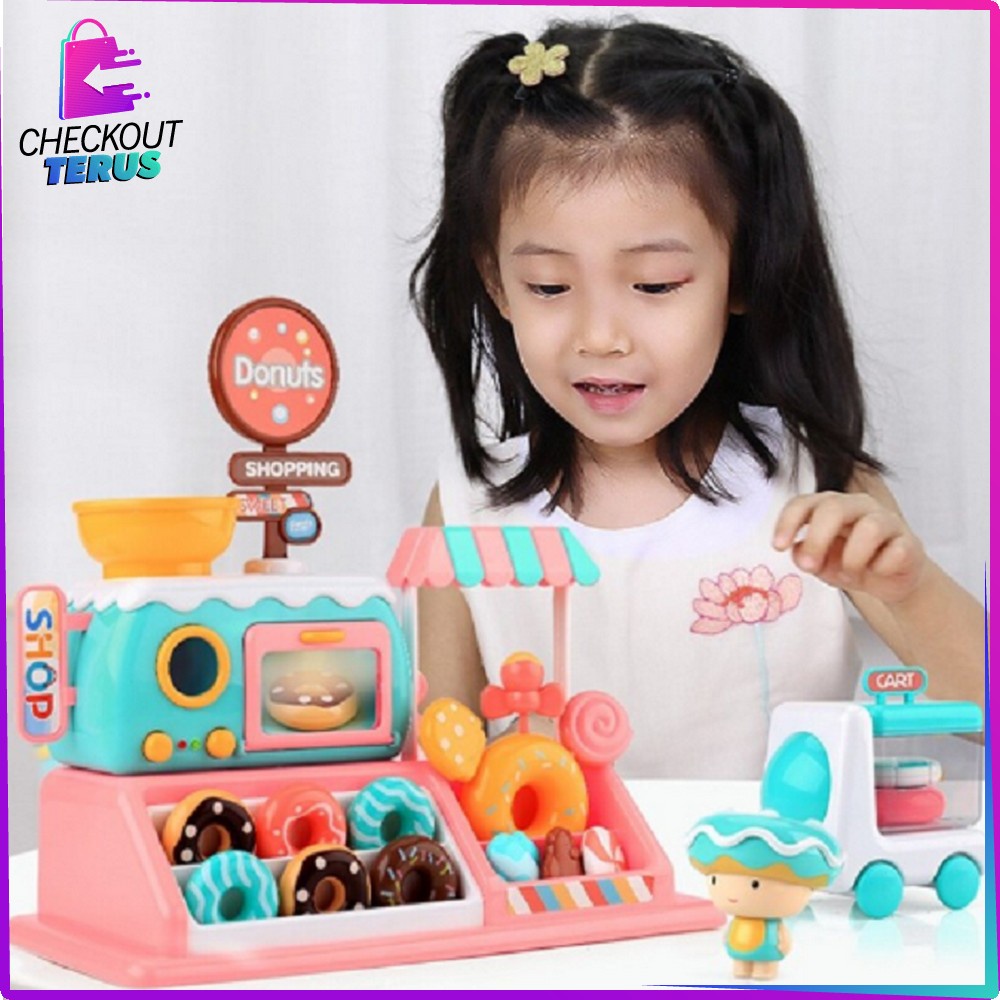 CT M29 Mainan Edukasi Anak Toko Donat 999-82 Mainan Dapur Anak Jualan Roti Donut bisa Untuk Hadiah Ultah