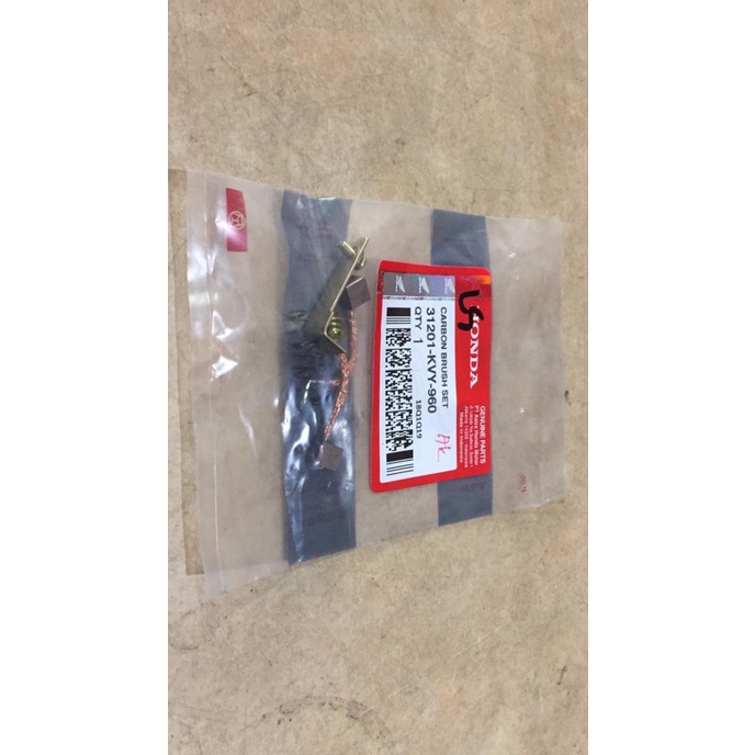ARANG STARTER DINAMO / CARBON BRUSH SET HONDA BEAT KARBURATOR KVY rodam45 Juara