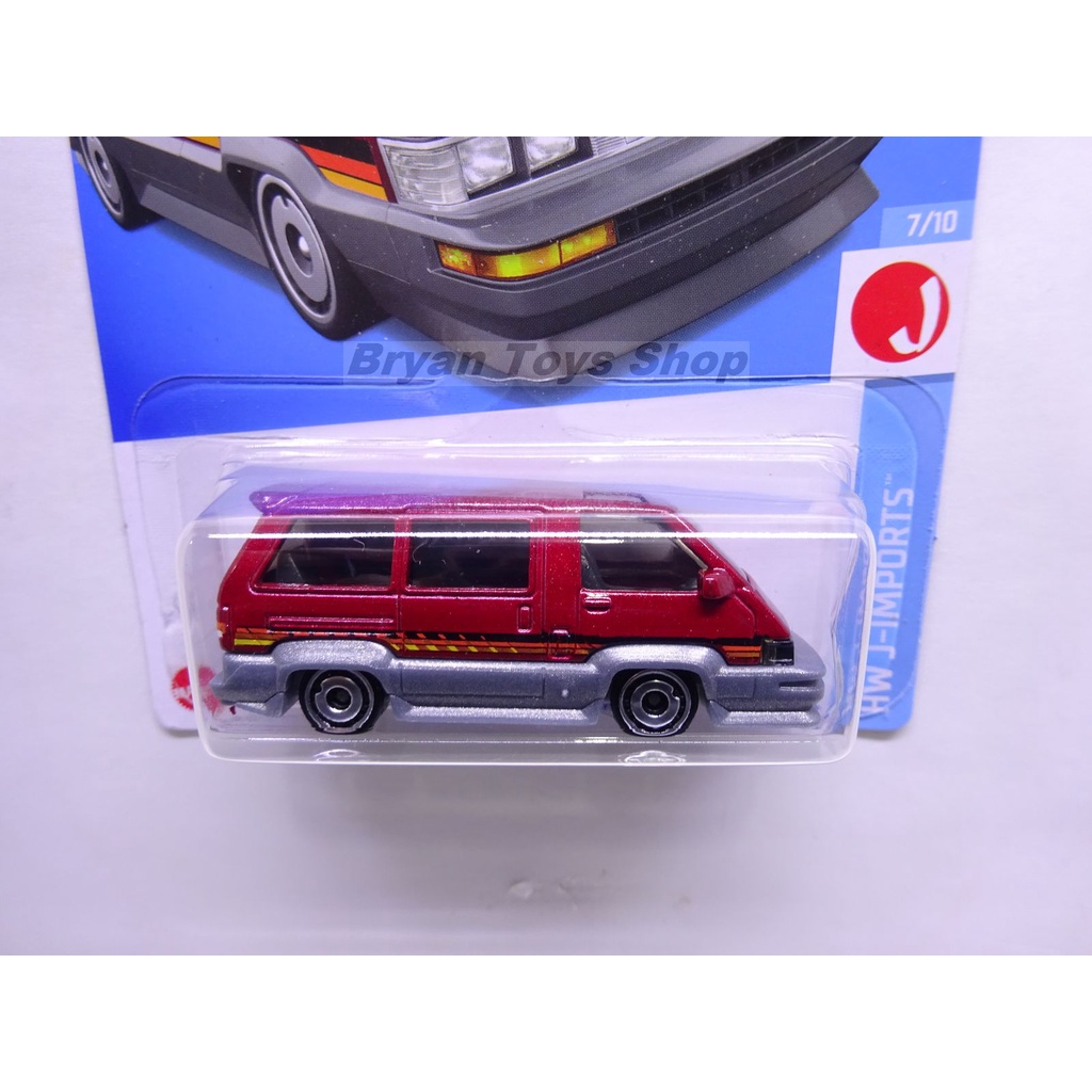 Hot Wheels 1986 Toyota Van Merah