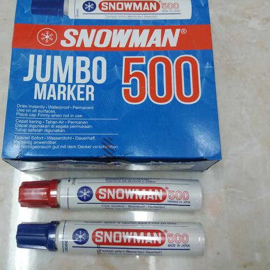 

✾ Spidol Permanent Jumbo Snowman 500 / Spidol Marker Snowman 500 Jumbo ✧