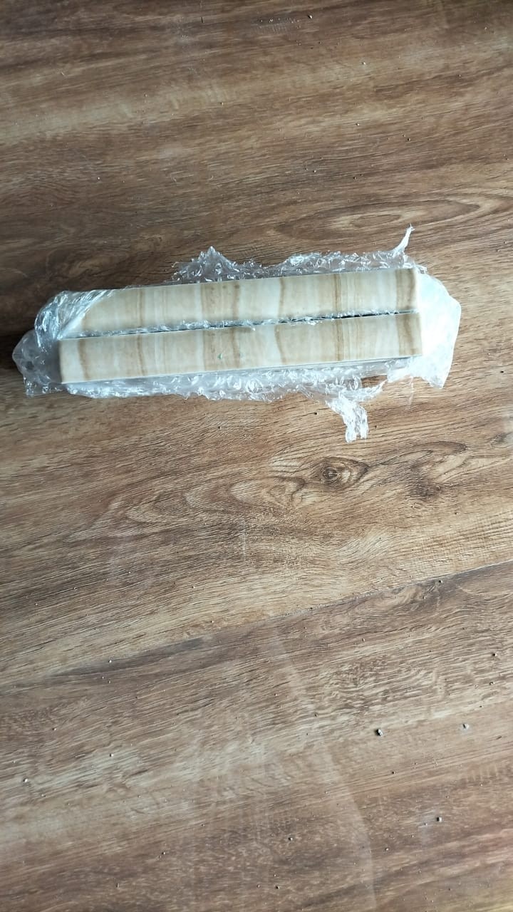 List Keramik Kuku Macan Marble Brown, Gold, Silver 10 & 20 Cm Import