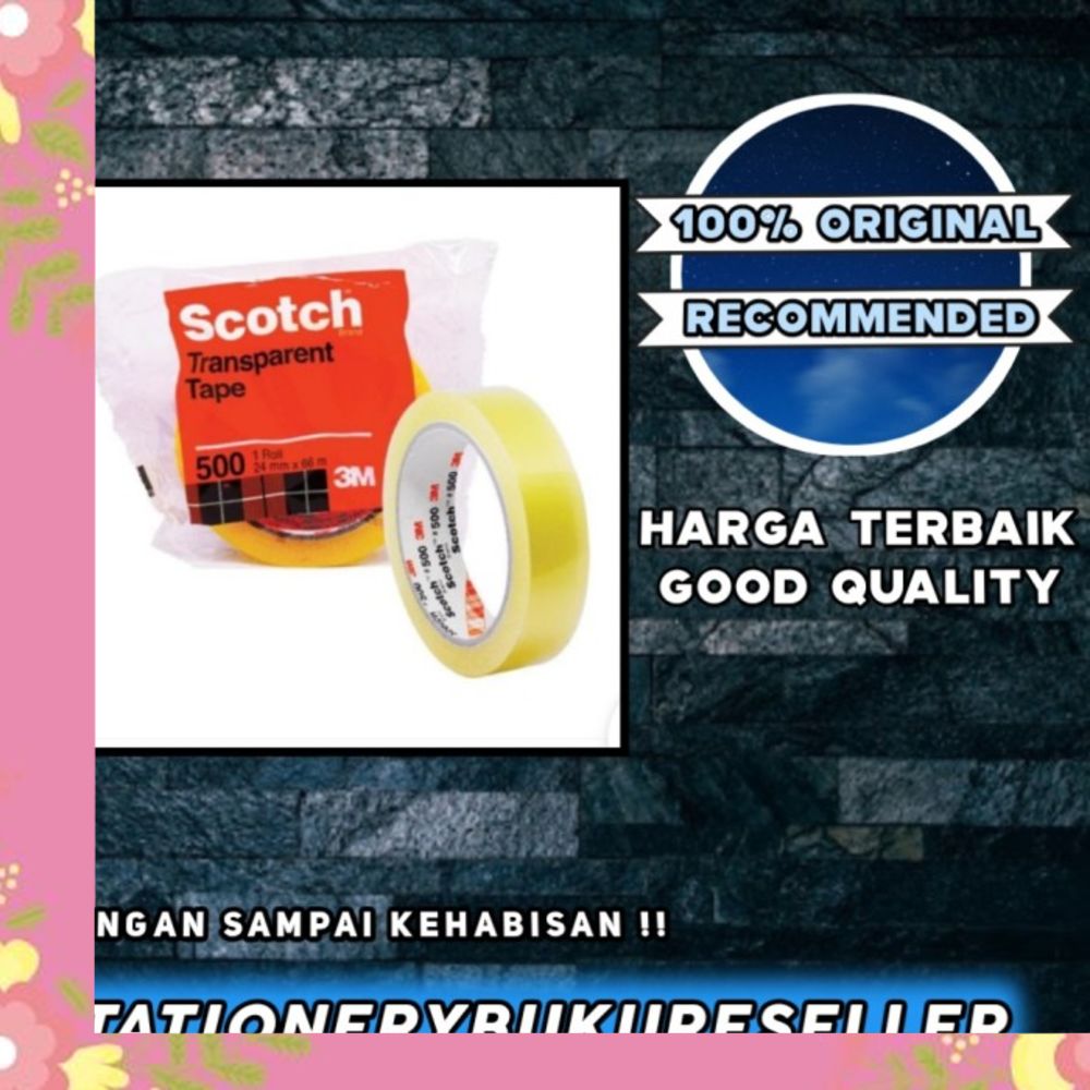 

3m transp tape 500 24mm×66mm