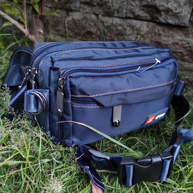 LIMITED EDITION TAS Pria Import Premium Tas Selempang Pria Original Waist Bag PL230 Big Volume