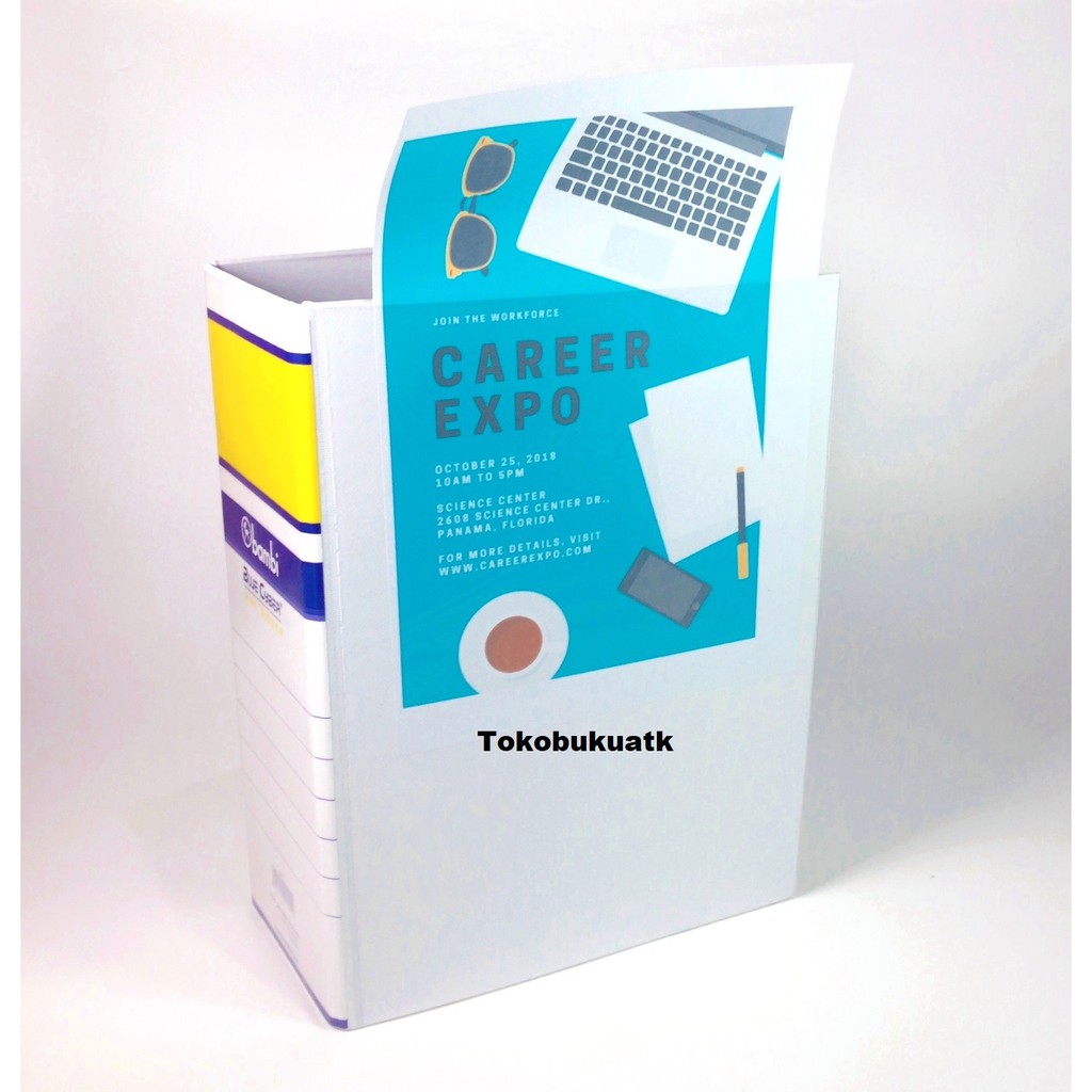 

Odner Bambi F4 100 mm, pipe binders with interchange labels, Ordner Bambi 1070M