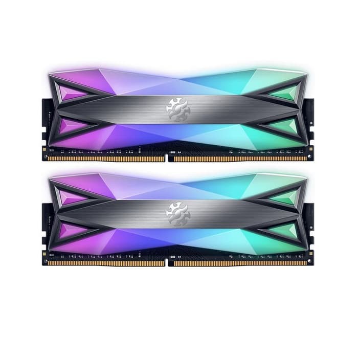 TERBARU AGAN ADATA XPG SPECTRIX D60G DDR4 16GB (2X8GB) RGB 3200MHz READY MANTULL