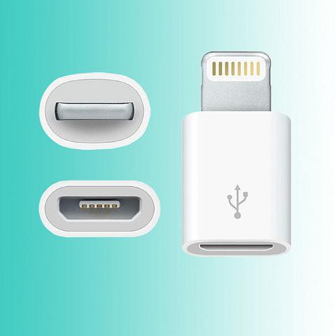 Iphone Adapter Micro USB or Type C Sambungan Conector Converter Kabel Charger Carger HP Konektor
