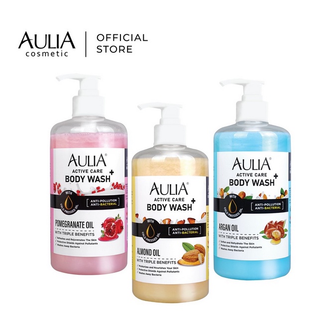 AULIA ACTIVE CARE Glow Up Body Lotion | Body Wash | Body Scrub (Lulur Sutera) | Sunscreen | ❤ jselectiv ❤ AULIA ACTIVE CARE SERIES - ORI✔️BPOM✔️COD✔️