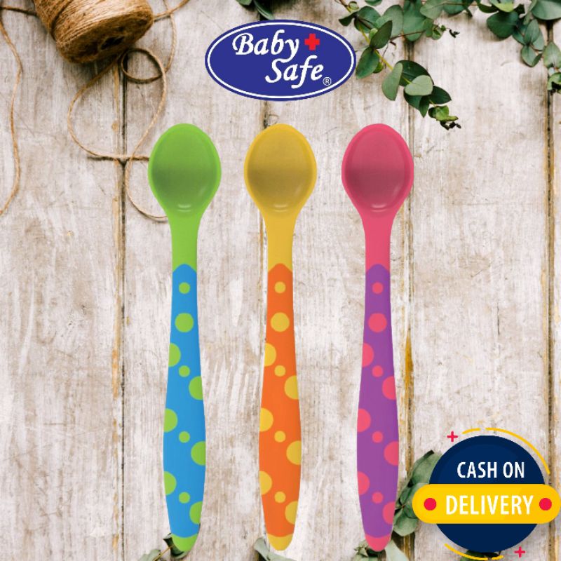 Jual Baby Safe Bs Weaning Spoons Sendok Makan Isi Pcs Shopee