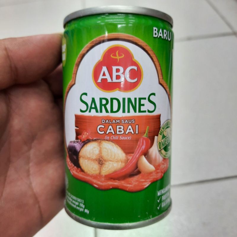 

Sardines ABC cabai 1 paket isi 3