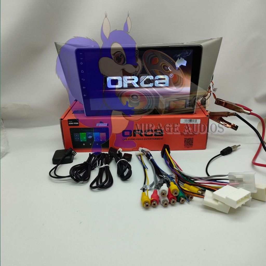 Head Unit Android Orca Eco Toyota Harrier - Lexus 9 inch