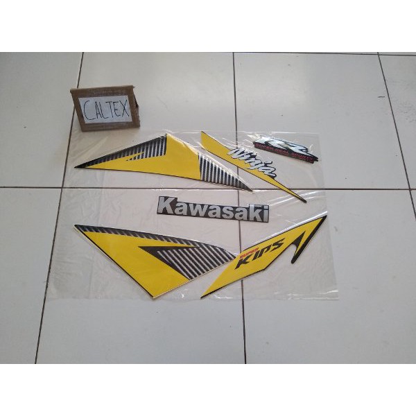 Striping Kawasaki Ninja RR 2014 2015 Hitam Kuning