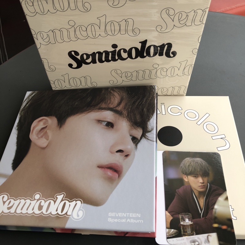 SEVENTEEN SEMICOLON ALBUM FULLSET + 2 PC Benefit Yizhiyu (Mingyu+random)