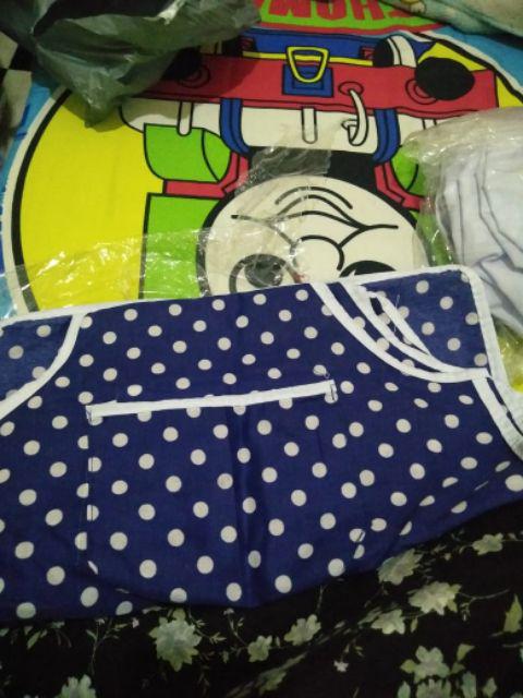 ✔️✔️cod Celemek Anak Apron Anak Dan Topi Chef  Termurah