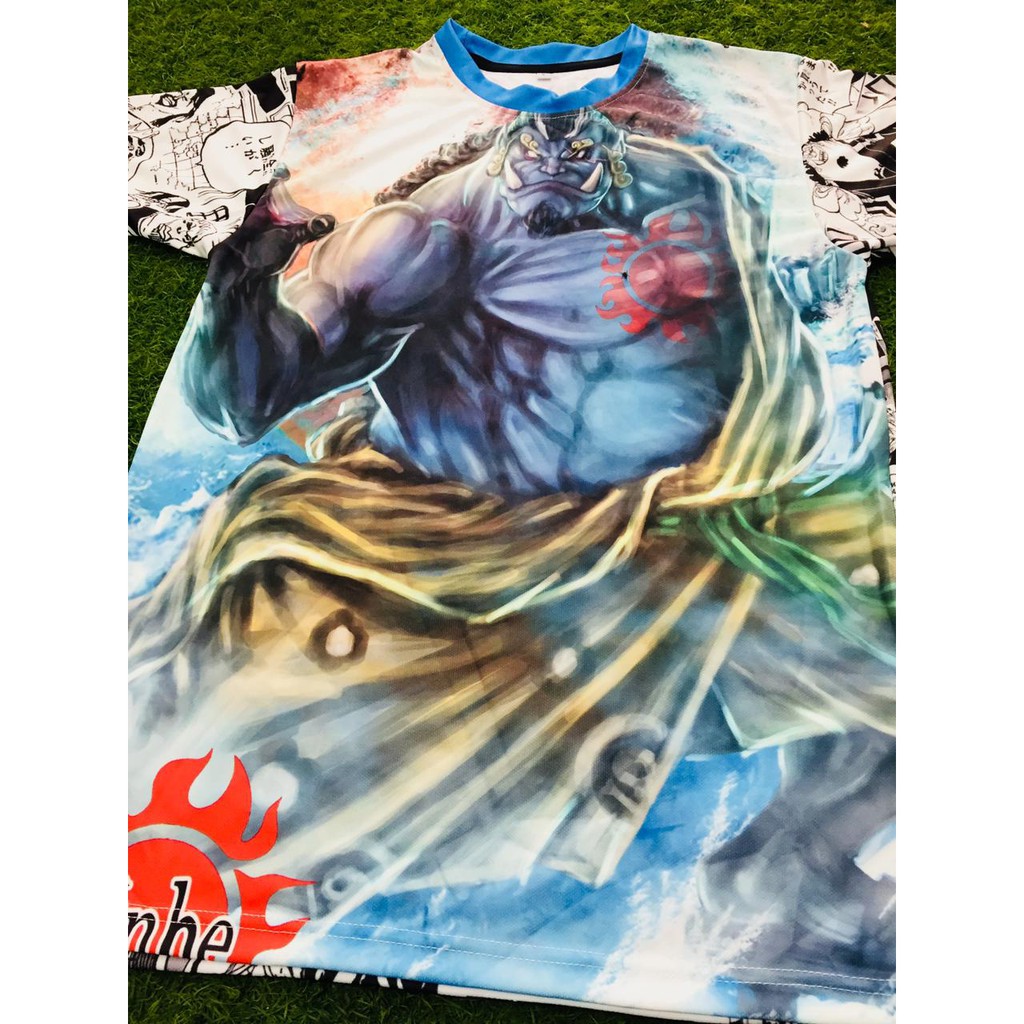 Tshirt Jinbei The knight of the Sea Fullprint One Piece Anime Manga