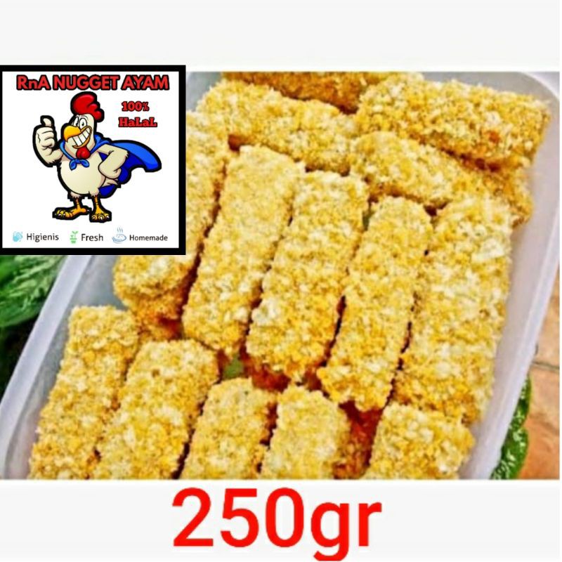 

RnA Nugget Ayam Bergizi HOMEMADE (Kemasan 250gr) DIJAMIN Murah dan Enak Bangett