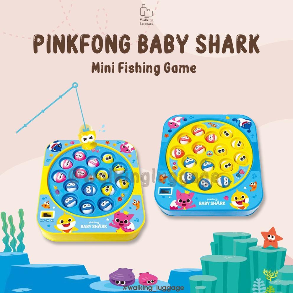 [TERLARIS] PINKFONG BABY SHARK MINI FISHING GAME | MAINAN PANCING PINKFONG BEST SELLER