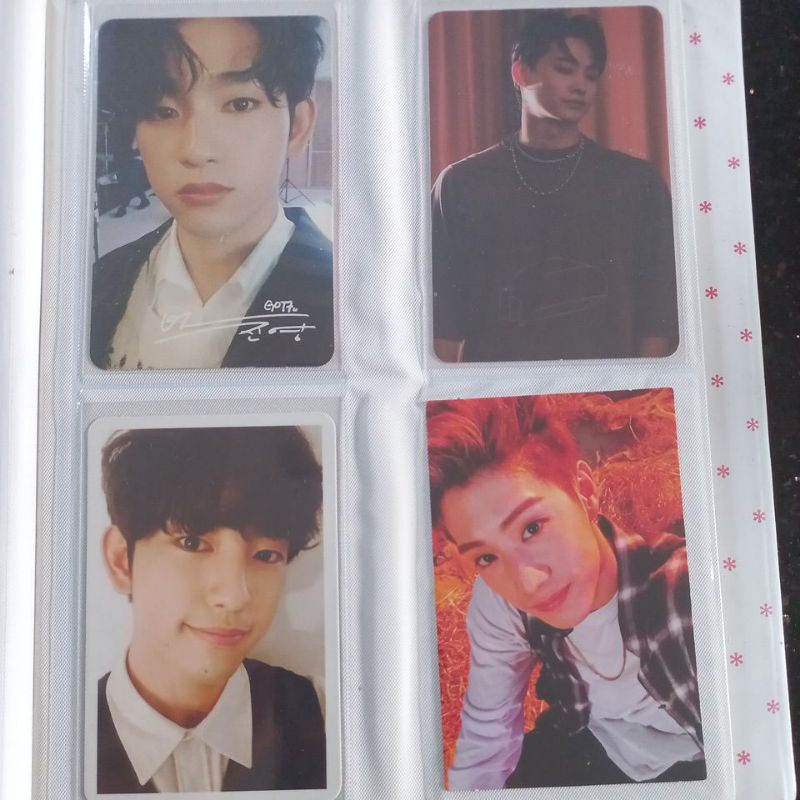 PHOTOCARD PC GOT7 JB MARK JINYOUNG