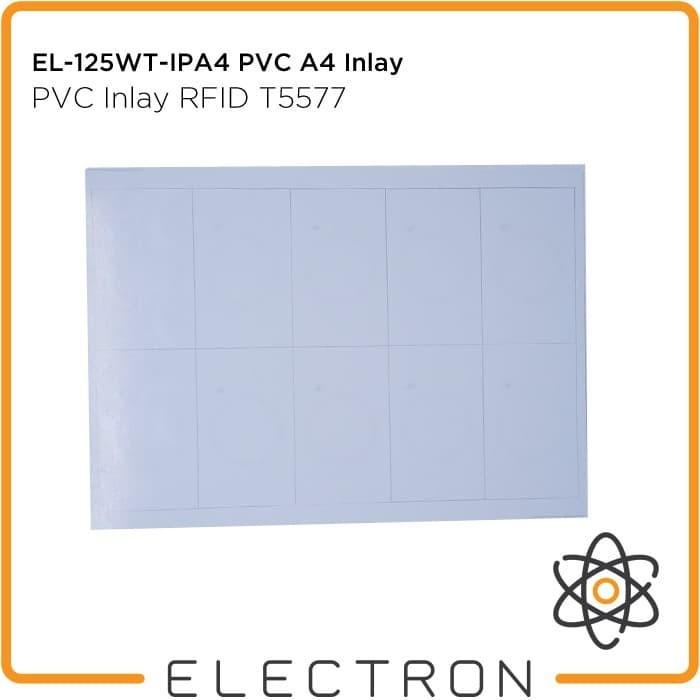 

RFID | T5577 A4 Inlay PVC RFID 125kHz Rewritable Duplicate Clone Copy Baru Berkualitas