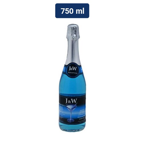 J&W Sparkling Blue Cocktail Minuman Soda 750 mL