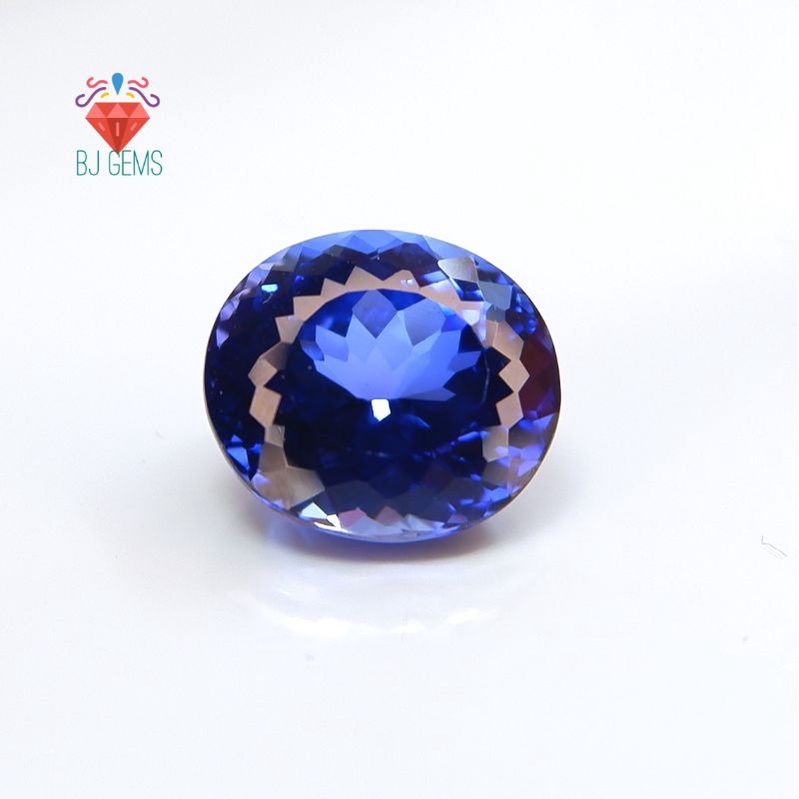 10 - 12 MM Permata Blue Safir Bangkok Blue Corundum Syntetic 9 Mohs