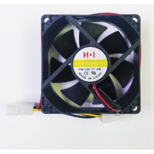 FAN CASING 8CM HITAM, FAN CPU 8CM HITAM STANDART, FAN CASE 8 CM
