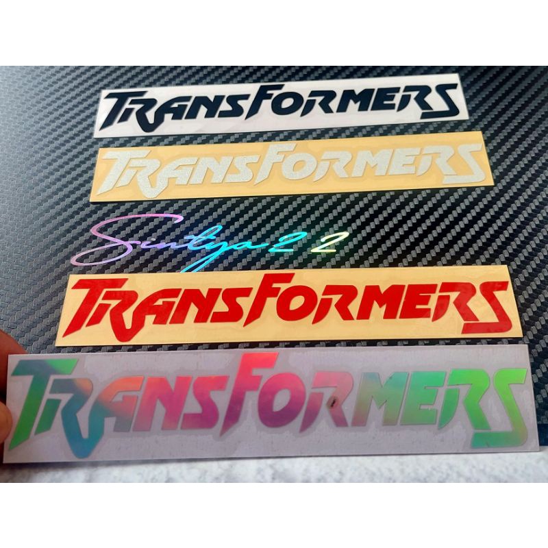 

STICKER TULISAN TRANSFORMERS CUTTING