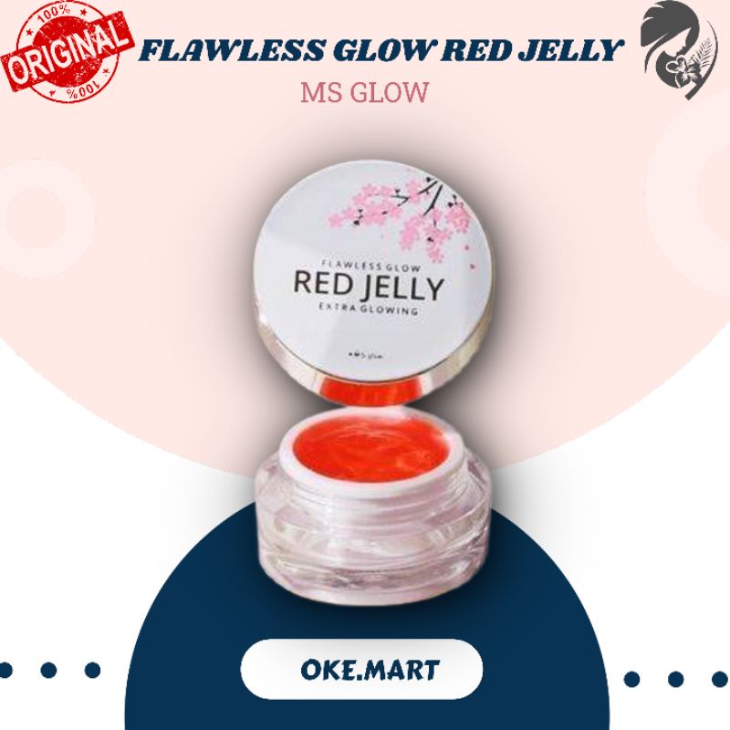 RED JELLY MS GLOW KEMASAN BARU BARCODE