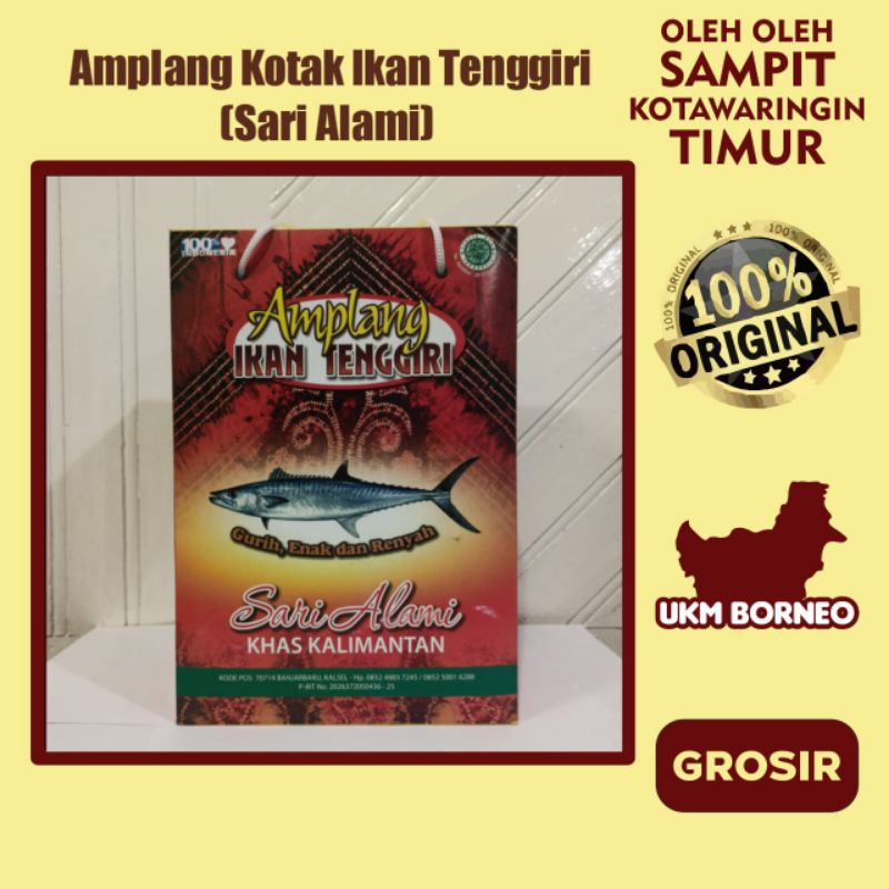 Amplang Kotak Ikan Tenggiri Sari Alami Oleh Oleh Sampit Kalimantan Tengah