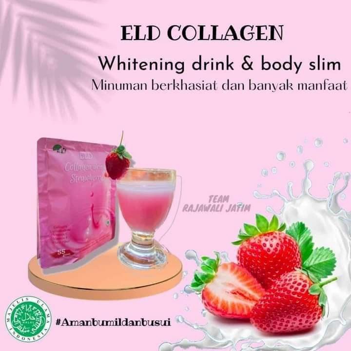 [BPOM] ELD Collagen Drink + Vit C Pemutih Badan dan Pelangsing Badan