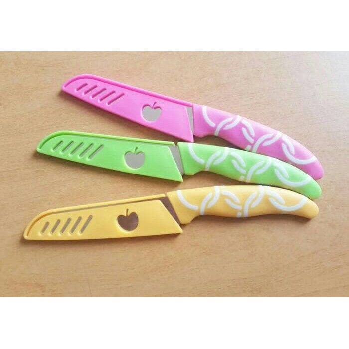 Pisau Sarung Motif Apel/ Pisau Motif Apel Imut Tajam