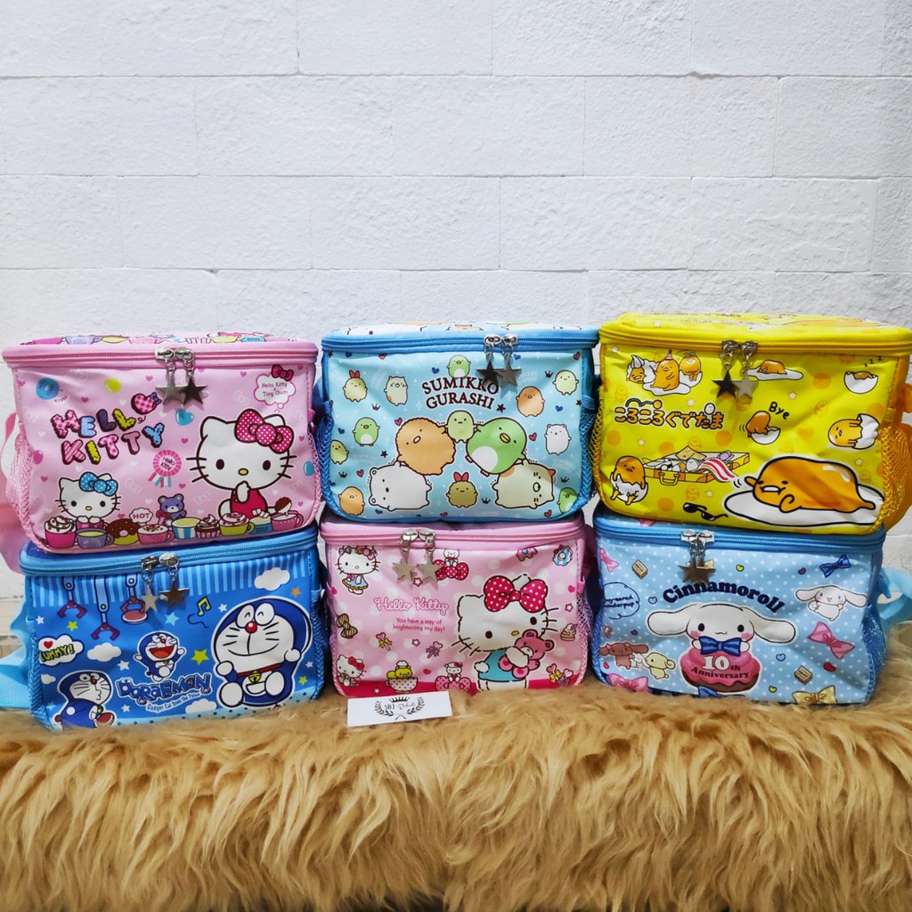 Lunch bag Tas bekal Insulated lunch bag seri SANRIO Kualitas Premium