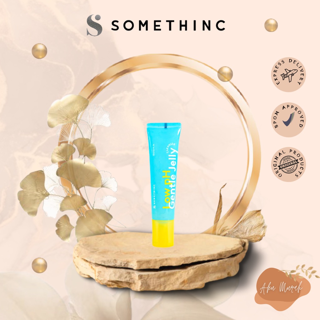 ✨ AKU MURAH ✨BPOM SOMETHINC Low pH GENTLE JELLY CLEANSER FACE WASH 15ml &amp; 100ml