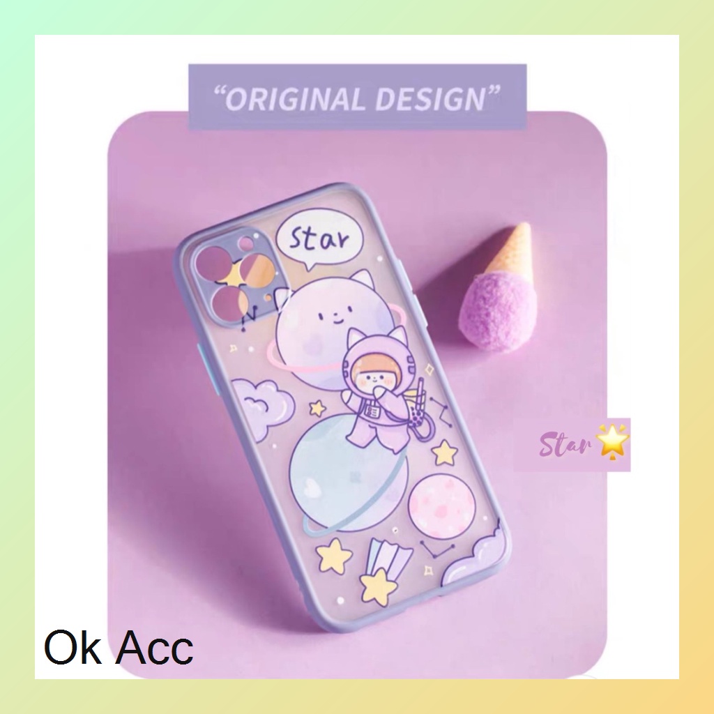 BARU Case Proteksi Anti crack shock HK Hello Kitty Ungu Lilac FM15 FM17 for Oppo Ren0 4 4F 5 5F 6 A15 A15s A33 A53 A37 A3s Realme 2 Pro U1 U2 C1 A5s A7 A12 A11k 5 5i 5s C3 6 7 7i 8 C11 C12 C15 C2 A1k C20 C21 C21y C25 Narz0 20 30A Sam5ung J2 Prime