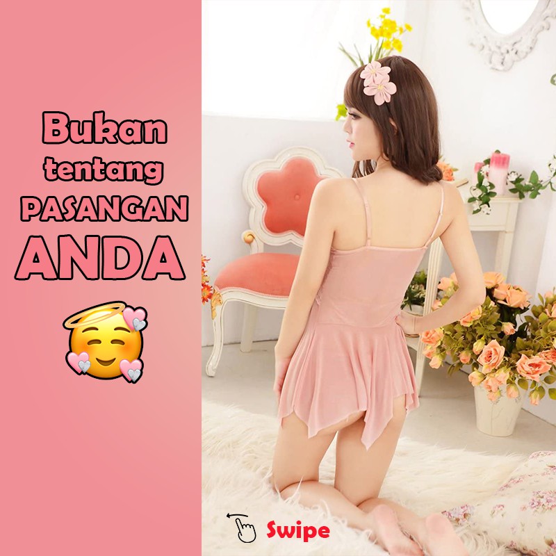 d1976 Lingerie Baju Haram Lingeri All Size S M L Lingrie Bahan Lace OFL-F165-2