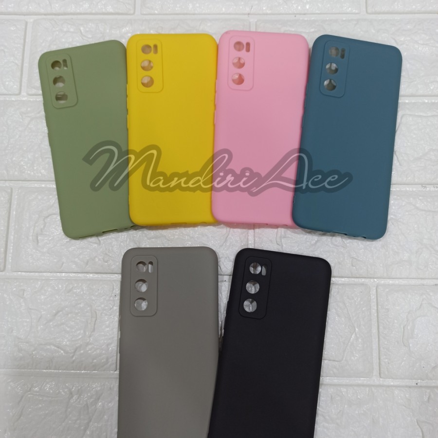 SIX CANDY VIVO V20 SE SOFTCASE WARNA POLOS CASE