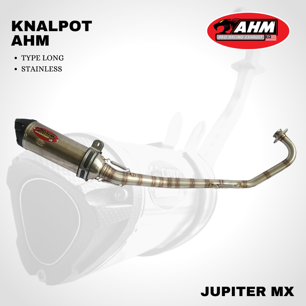 Knalpot AHM Jupiter MX NEW OLD SILENCER PANJANG M2 oval