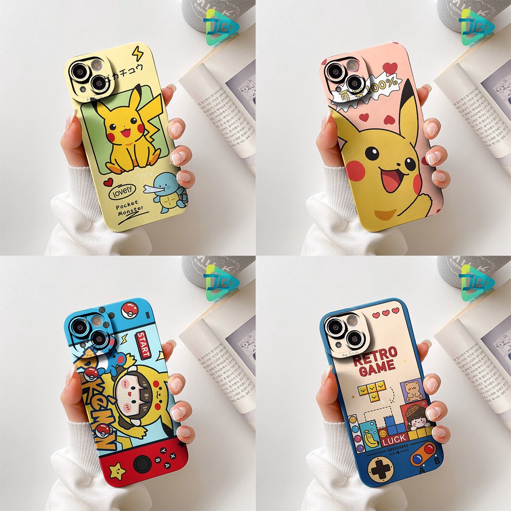 SOFTCASE PROCAMERA CUSTOM POKEMON OPPO VIVO SAMSUNG REALME XIAOMI IPHONE INFINIX FOR ALL TYPE JB5747