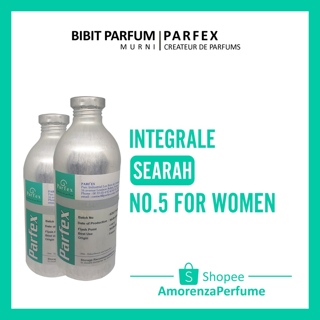 INTEGRALE BIBIT PARFUM PARFEX 1 LITTER / BIBIT PARFUM MURNI / BIBIT PARFUM TAHAN LAMA / BIBIT PARFUM