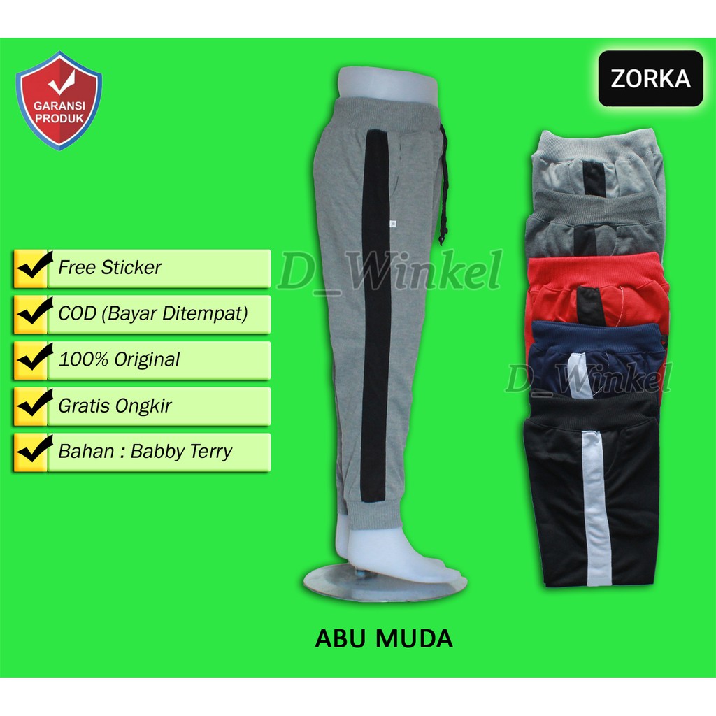 Celana joger pants - Celana training anak usia 3 tahun sampai 12 tahun