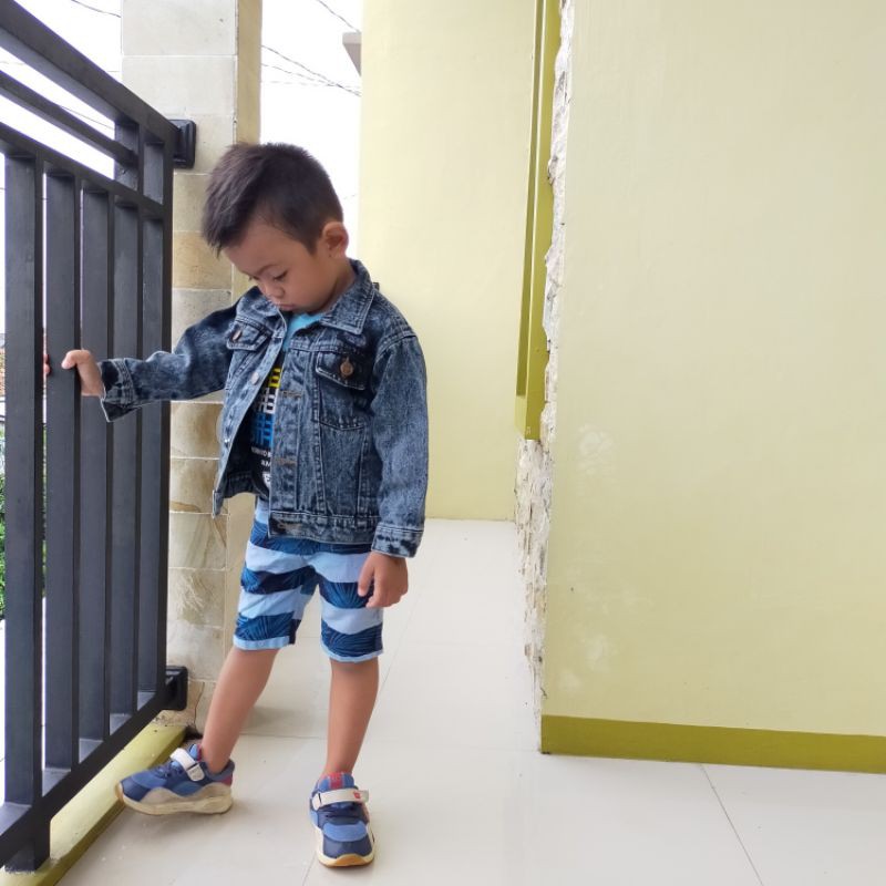 Jaket Jeans Anak Umur 2-7 Tahun | KAIN JEANS PREMIUM