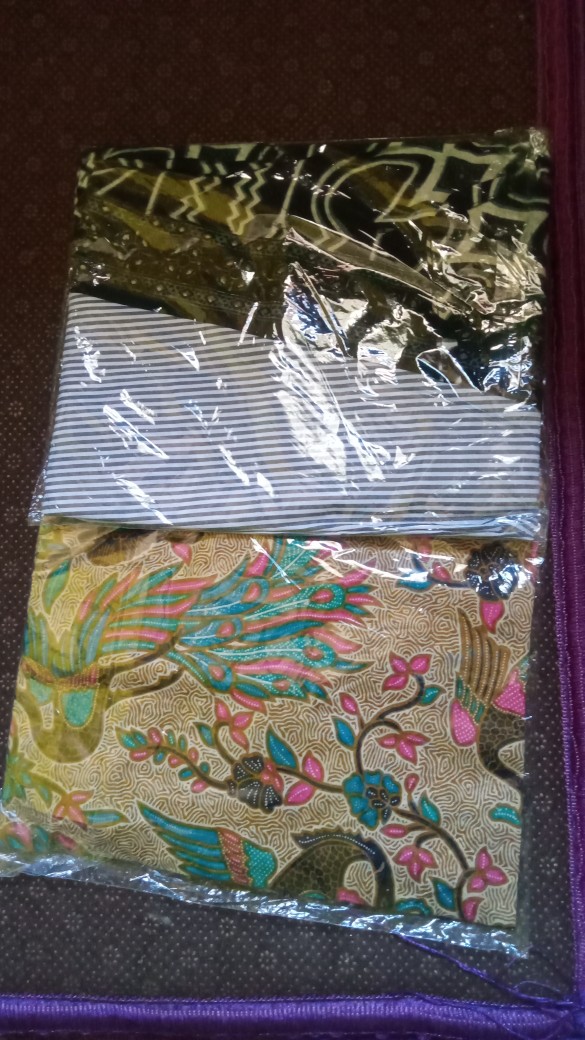 Tey-17 Batik Wanita Asj Sa Hrb026 Kenongo Kemeja Tosca Pendek