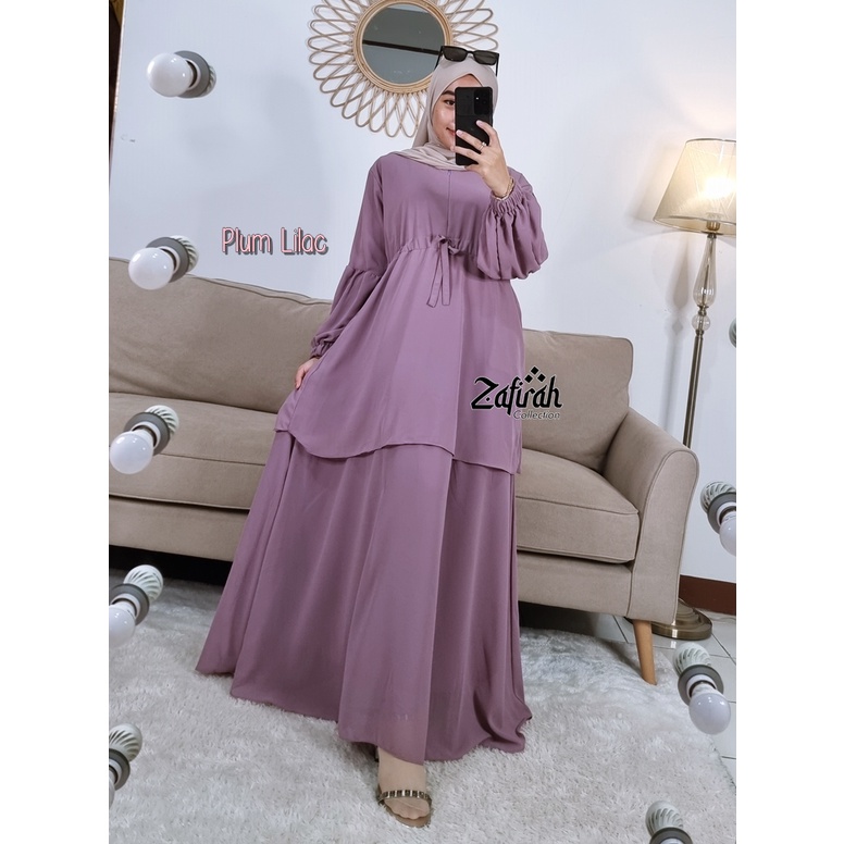 Gamis Ceruty Babydoll Terbaru Lucia Dress