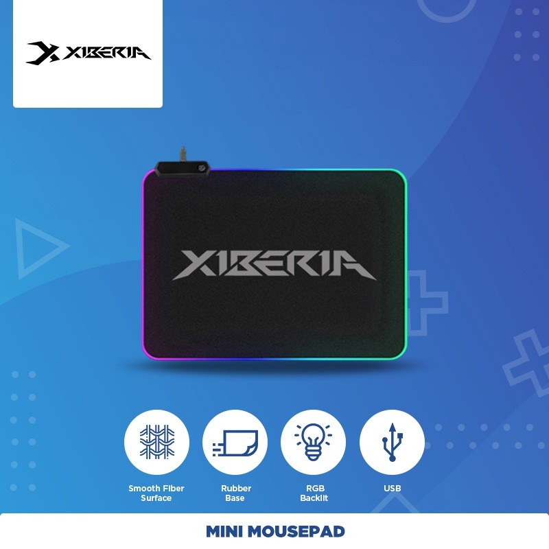 Mousepad RGB XIBERIA Mini RGB Mouse Pad Gaming Arsenic Series GMS-WT-5